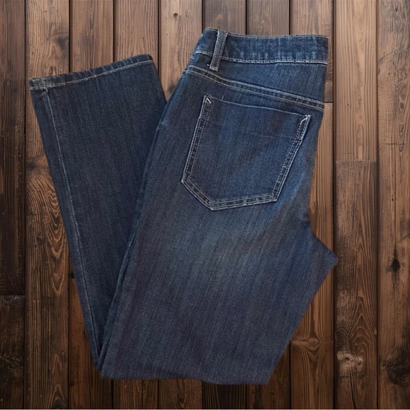 Simply Vera Vera Wang Blue Denim Mid-Rise Capris​ - Picture 8 of 14